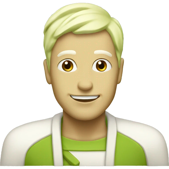 Blank Street White chocolate matcha emoji