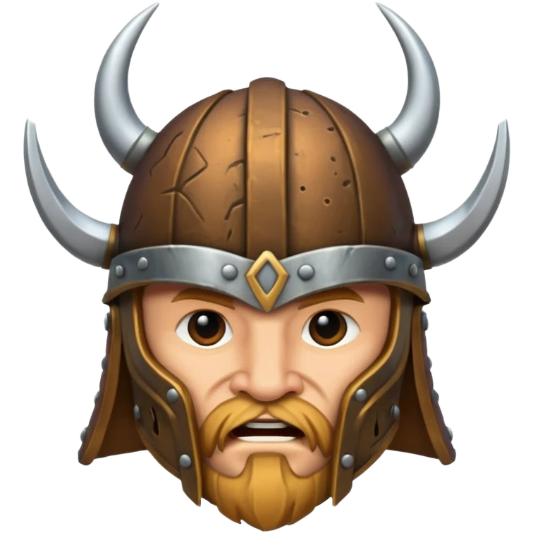 empty viking helmet  emoji