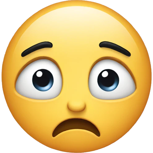 Cry face emoji