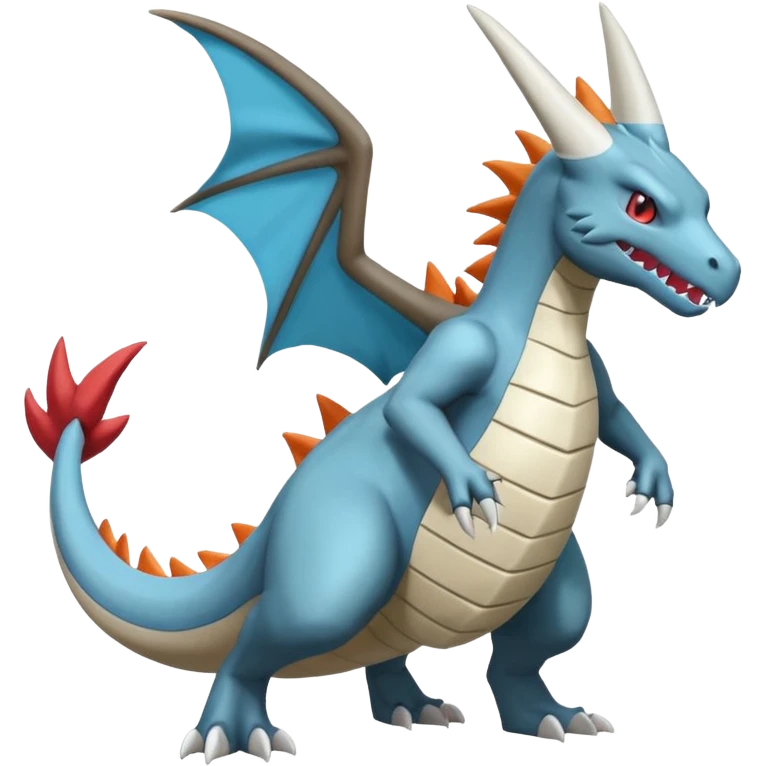 Silvally-Charizard-Marowak-Salamence-Croconaw-Latios-Fakémon-hybrid-creature (full body)  emoji