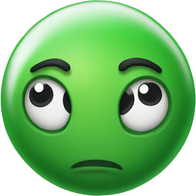 Green Buzzball emoji