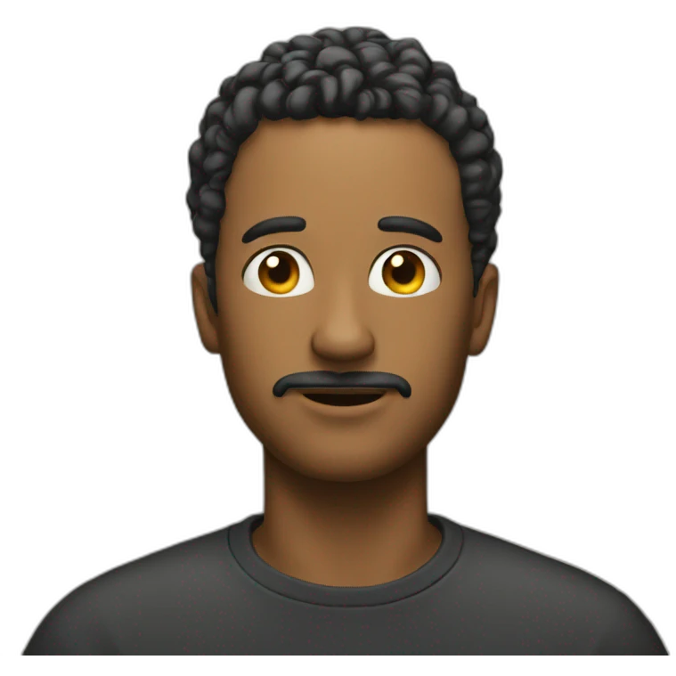 a guy with thousand questions in his head emoji