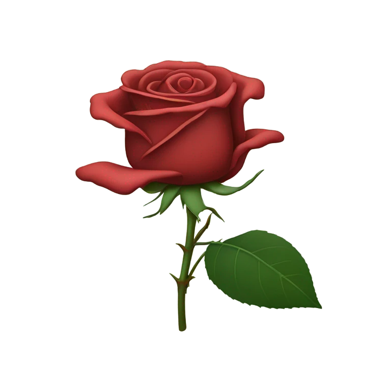 rose  simple emoji