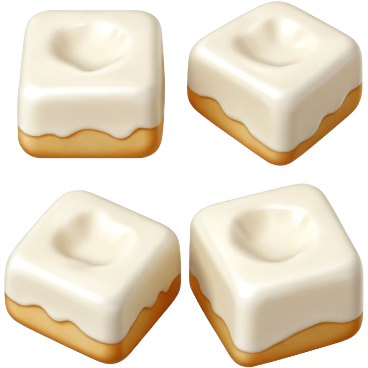 Rock-hard dried yogurt bites, rich in nutrients. emoji