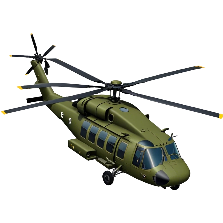 Sikorsky UH-60 Black Hawk - Sikorsky (Model Year: 2022) (Iconic colour: Olive green) emoji