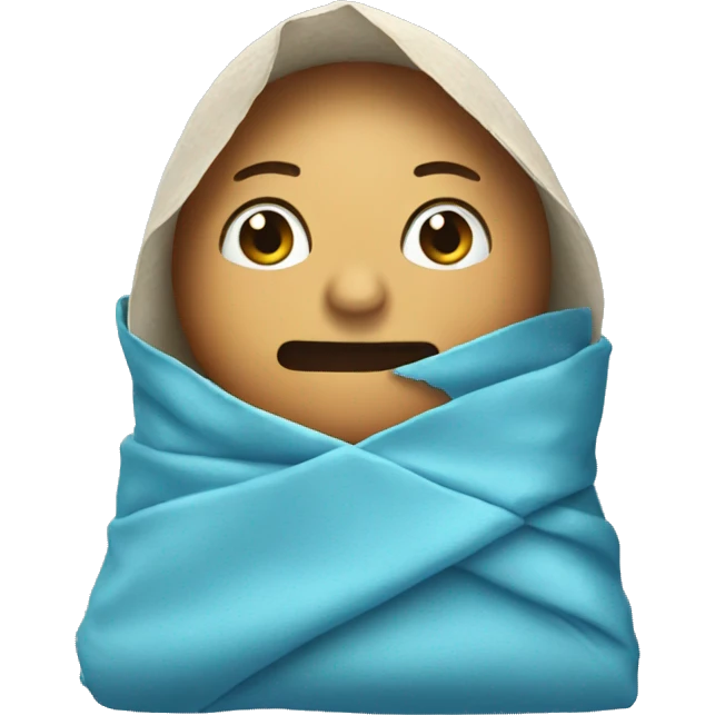 Blue burrito emoji