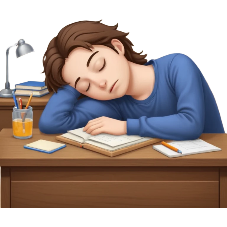 Сон на уроке в школе emoji