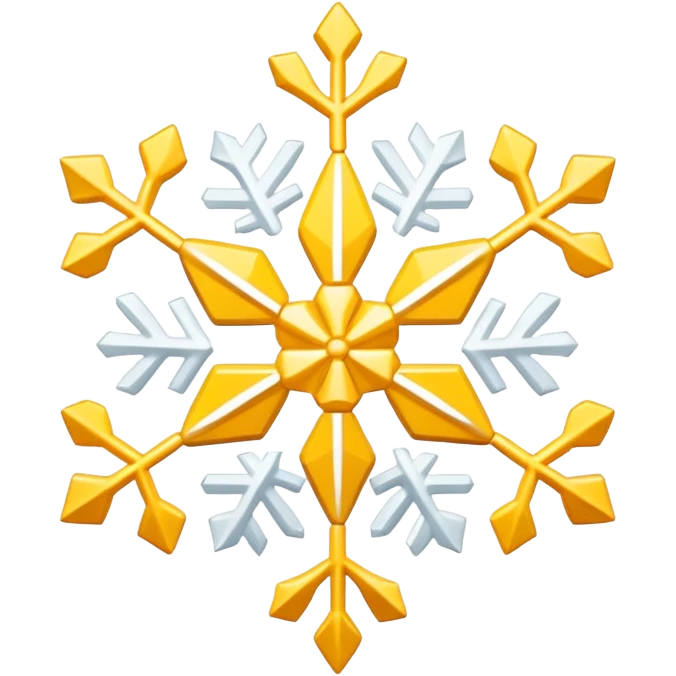 💛🤍❄️ emoji