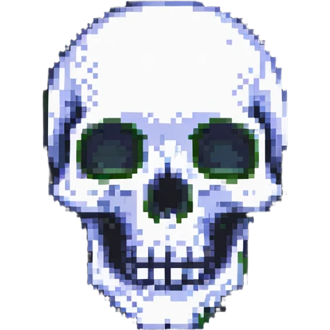 shocked skull emoji