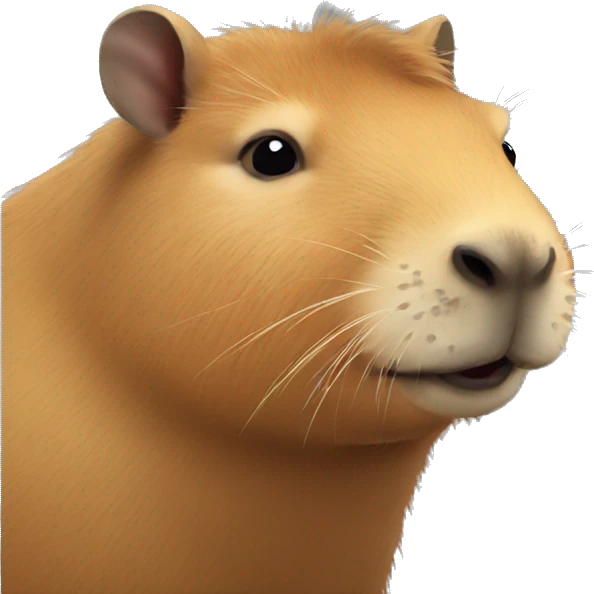 Cute capybara  emoji