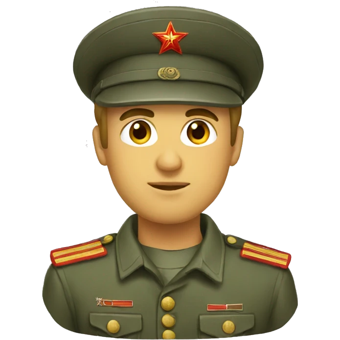 the USSR Soldier emoji