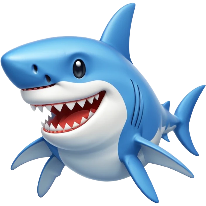 I Want to have an emoji that represent shark shark game from intellivision emoji