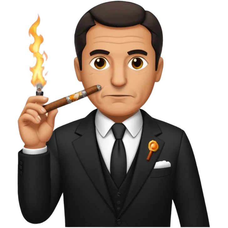 Mafia boss emoji