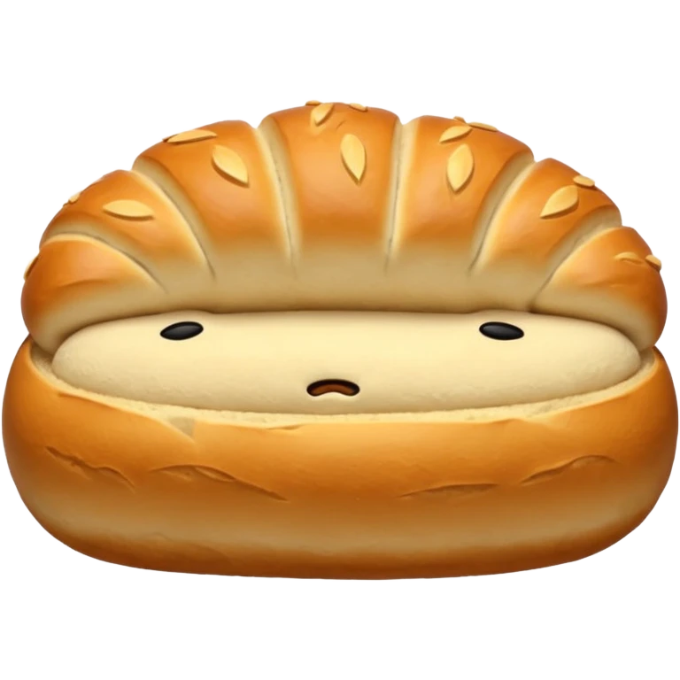 bread loaf taking a nap emoji