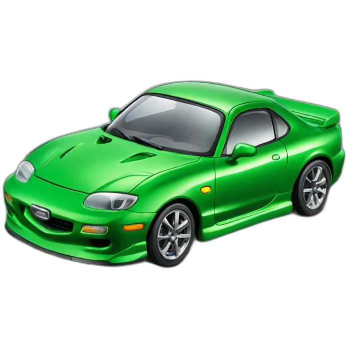 Hot wheels Mazda Sport verde emoji
