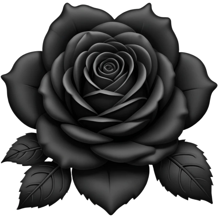 Black rose  emoji