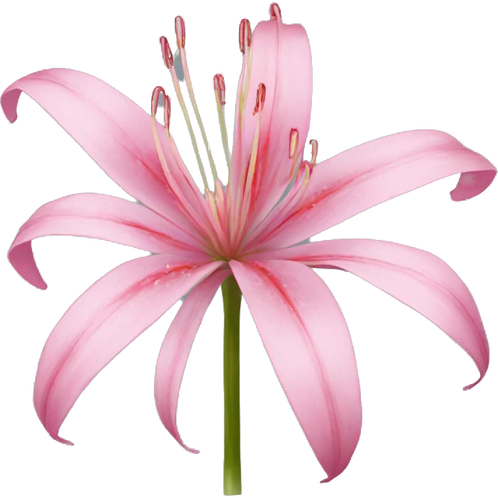 Pink spider lily  emoji