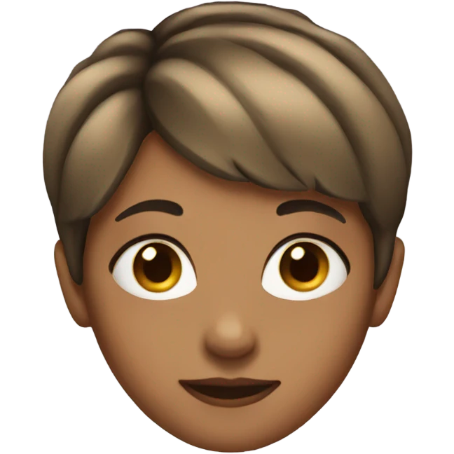 Girl with short hair  emoji