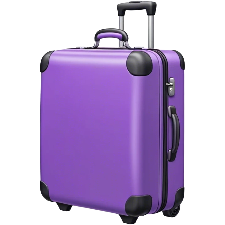 purple suitcase emoji