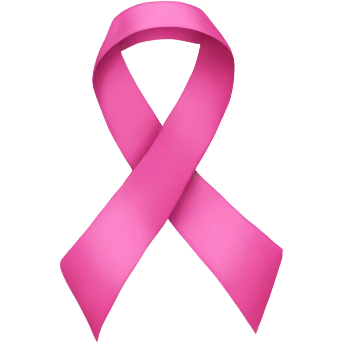 Pink ribbon emoji