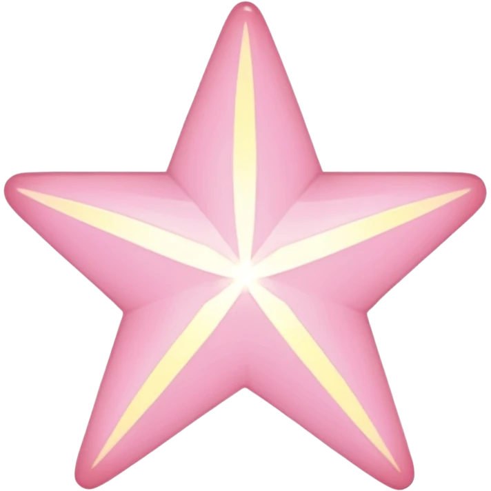 Light pink star emoji