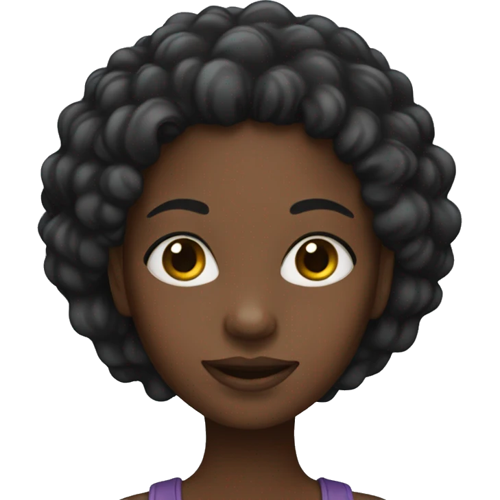 Black girl emoji