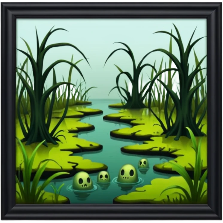 horror swamp emoji