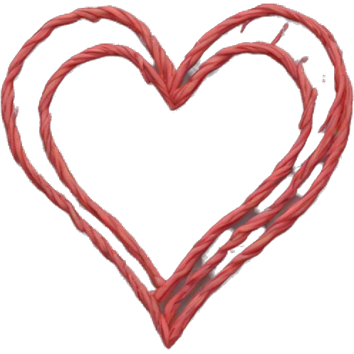 Scribble heart emoji