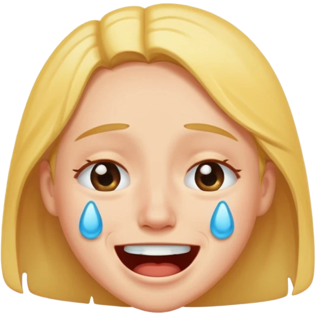 Crying and laughing at same time  emoji