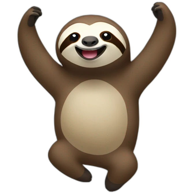 sloth dancing emoji