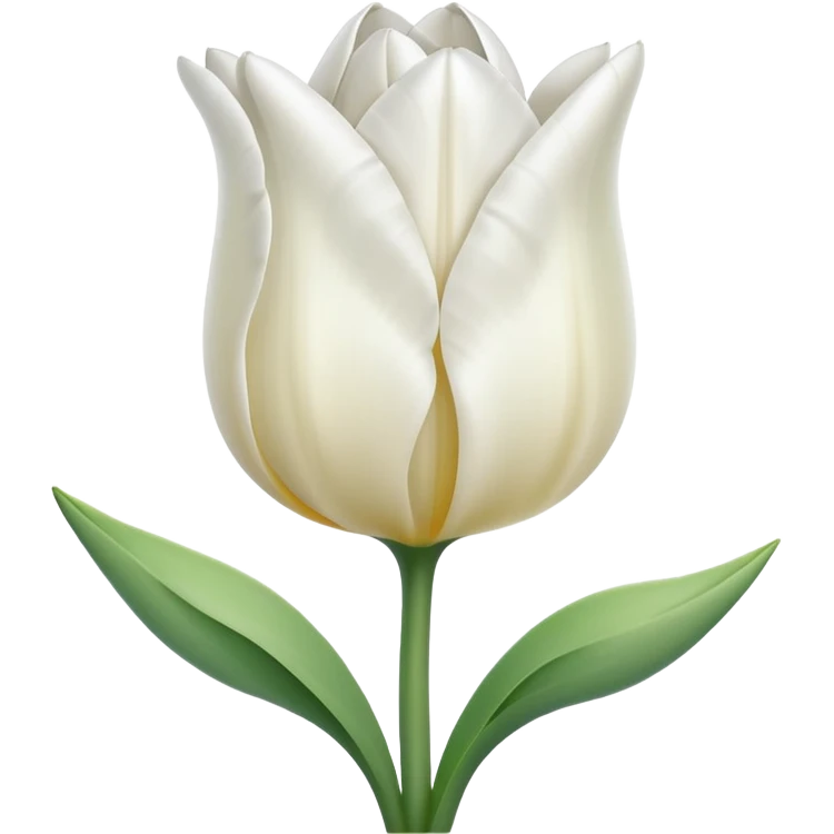 White tulip emoji
