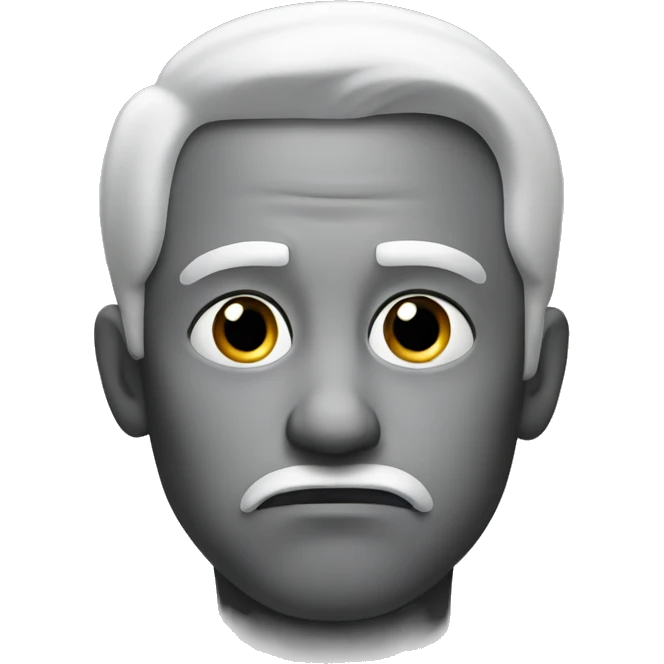 Looking to side disgusted emoji