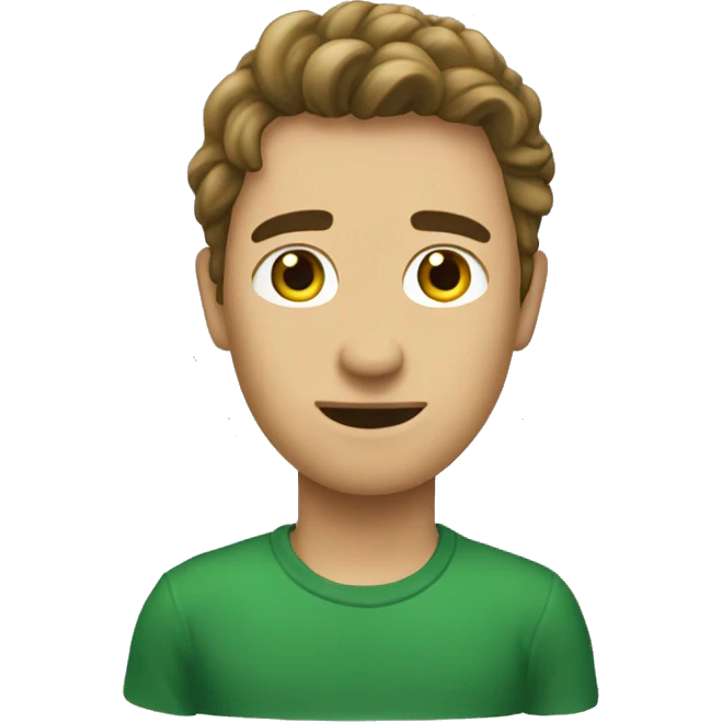 Зелёный попугай emoji