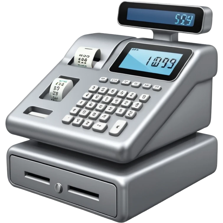 modern cash register emoji