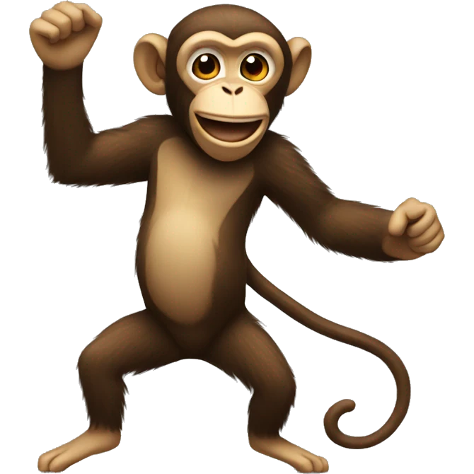 Monkey dancing emoji