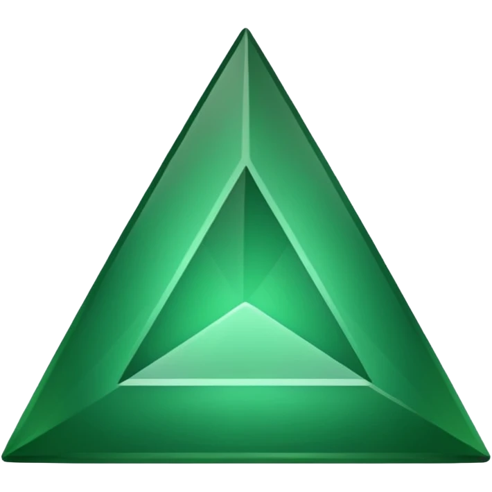 change color to green from red for 🔺 with same size emoji