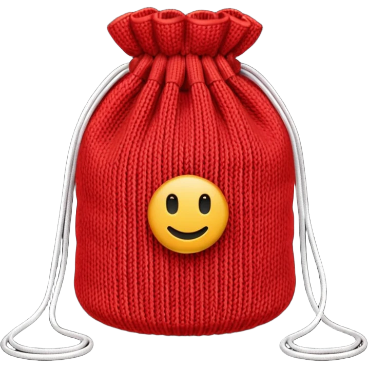 red Knitted Bag emoji