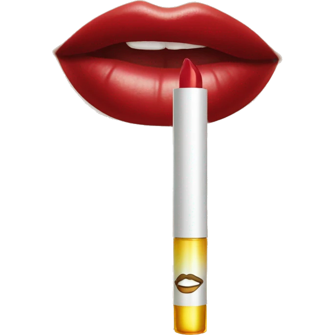 Lip oil emoji