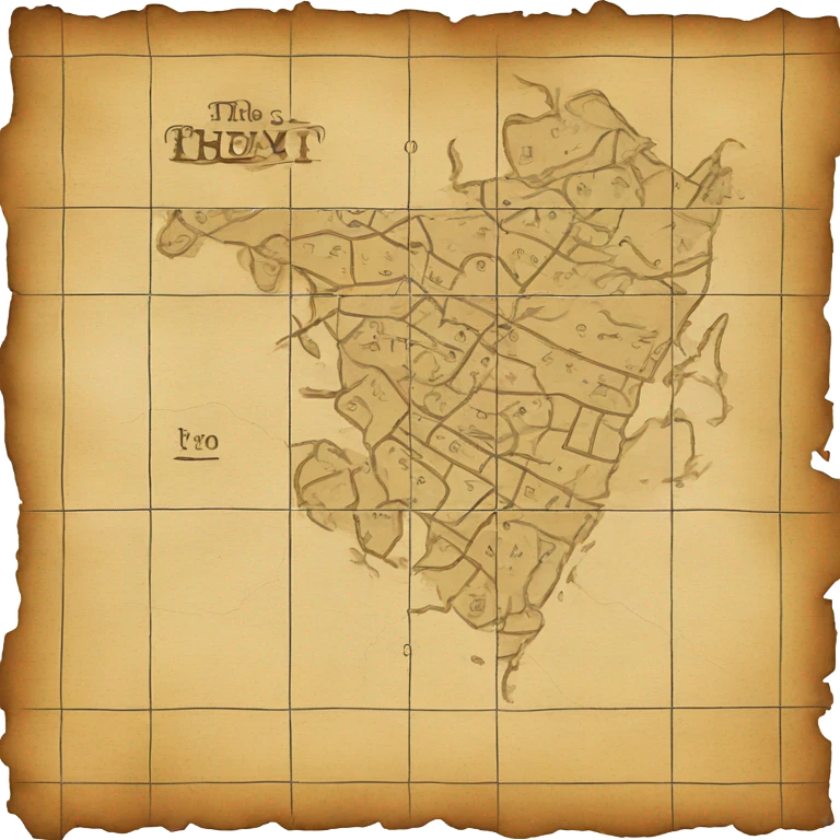 old paper map emoji