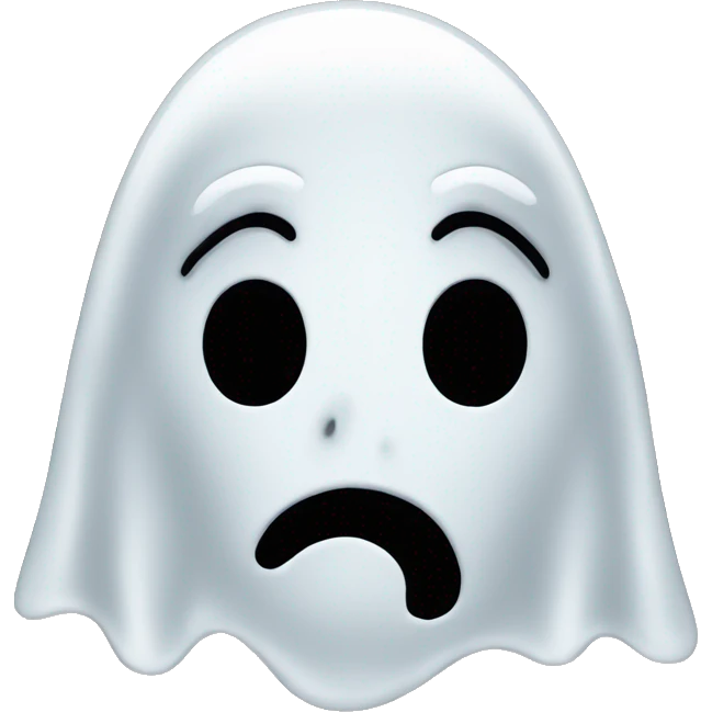 Ghost face emoji