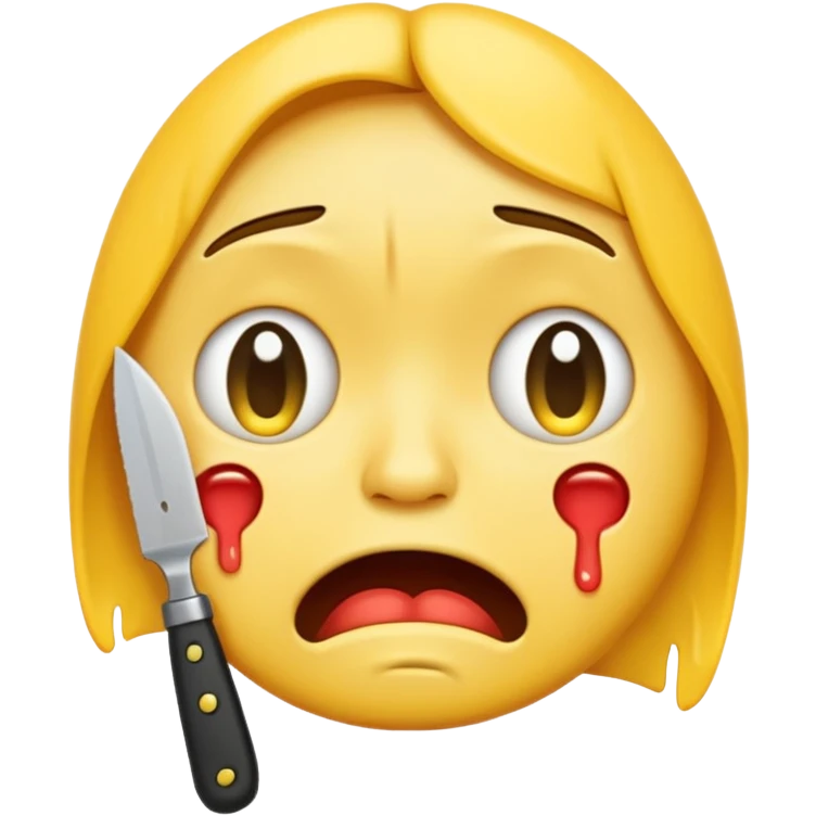 emoji killing itself  emoji