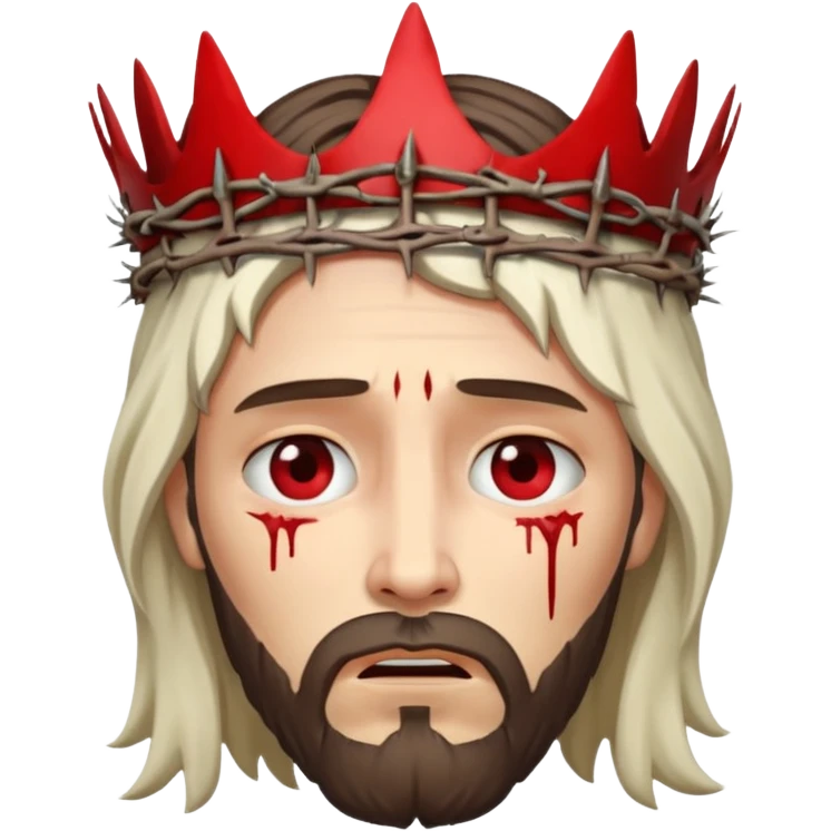 Jesus on the cross emoji