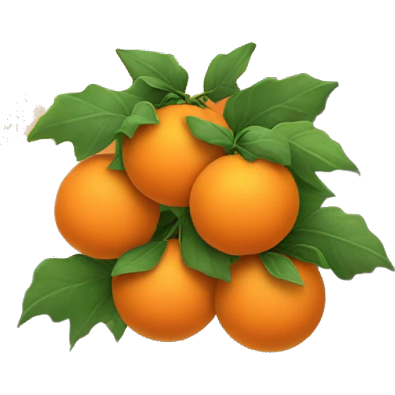  orange harvest moon surrounded by twinkling autumn stars. emoji