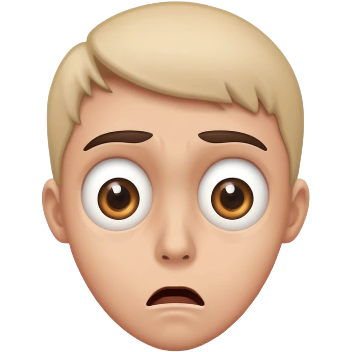 person scared of horror emoji