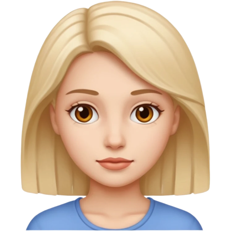 hyper realistic female emoji
