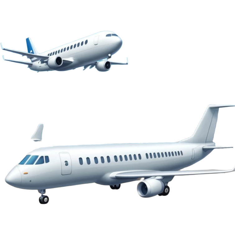 planes next to terminal building emoji