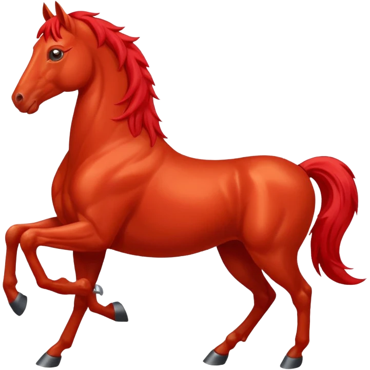 red horse 2026 emoji