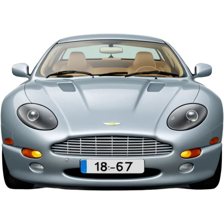 1992 Aston Martin db7 Solent silver 3.2 litre straight 6 emoji