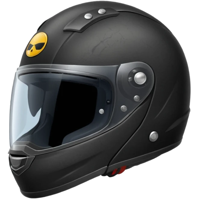 motorcycle helmet strap emoji