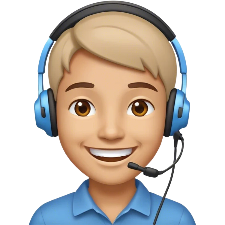 happy connect emoji
